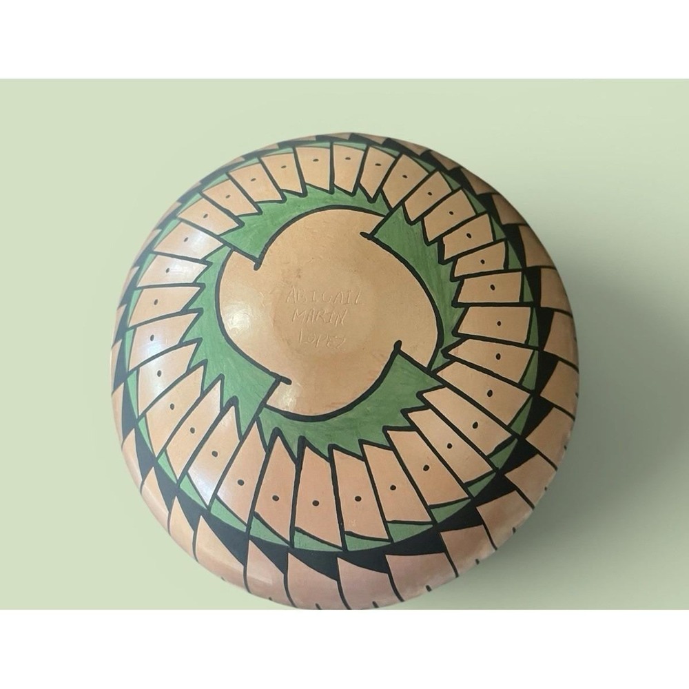 Mata Ortiz Pottery Abigail Marin Bowl Paquime Traditional Mexico Ceramics Art - Picture 9 of 13